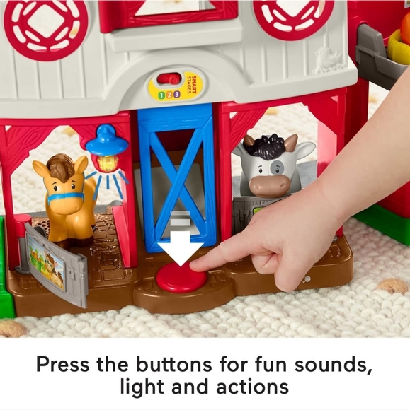 Little People Caring For Animals Farm Electronic Playset NEW - Picture 4 of 8